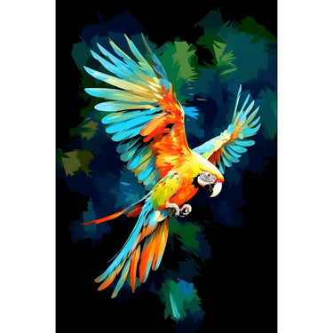 Parrot Portrait Canvas